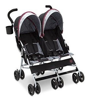 J Es Para Jeep Brand Scout Double Stroller, Lunar Burgundy