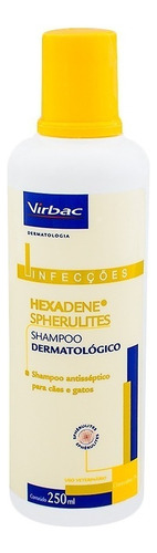 Shampoo Virbac Hexadene Spherulites Para Cães E Gatos -250ml