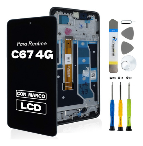 Pantalla Display Lcd Para Realme C67 4g Rmx3890 Con Marco