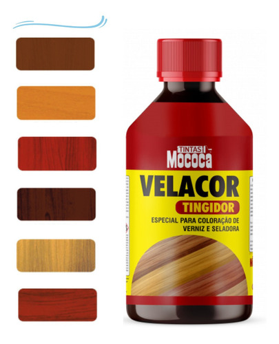 Tingidor Velacor Para Madeira Mococa 200ml Cor Ipê