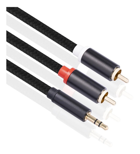 Rca A 3,5 Mm Auricular Altavoz Y Splitter 1,8 Millones