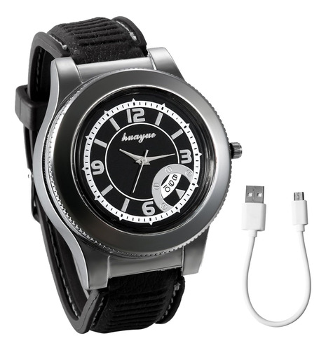 Jewelrywe Novedad Reloj De Pulsera De Cuarzo Con Encendedor 