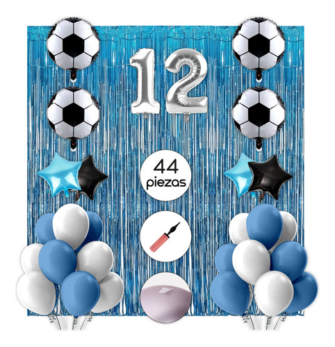 Combo Globos De Belgrano Deco Cumpleaños Super Completo 12 Set Cumpleaños
