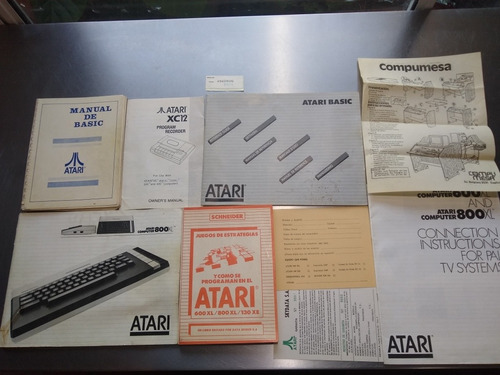 Imagen 4 de 6 de Atari Computer 800xl, Datasette Xs12, Juegos, Manuales