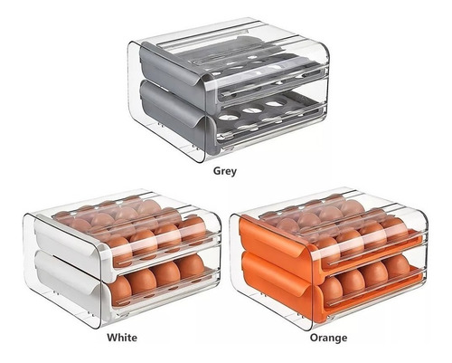 Organizador De Huevos Caja Para 32 Und Huevera Portahuevos