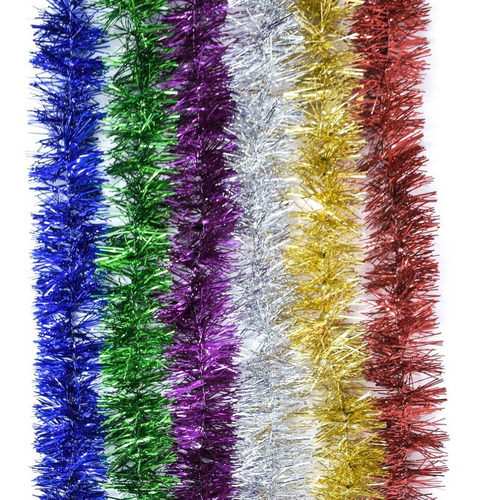 Guirnalda Navidad Colores Surtidos 6.5cm X 2m - 5 Tiras #107