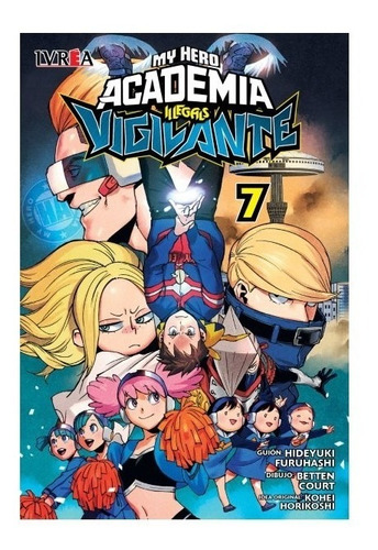 Manga My Hero Academia Illegal Vigilante N°07, Ivrea