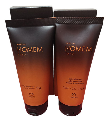 Natura Kit Homem Tato Crema De Afeitar + Balm After Shave