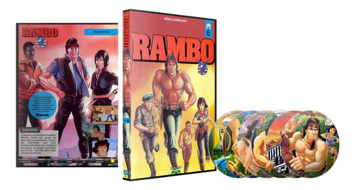 Dvd Rambo Animação Desenho Série Completa Dublado
