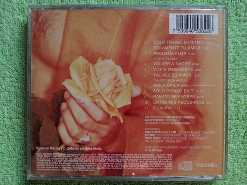 Eam Cd Chayanne Volver A Nacer 1996 Octavo Album De Estudio