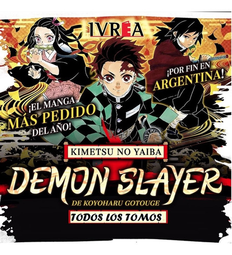 Manga - Demon Slayer: Combo Todos Los Tomos - Ivrea