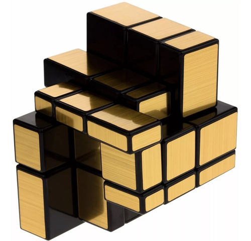 Cubo Rubik Shengshou Mirror 3x3 Dorado Magic Cube J1027