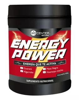 Energy Power Maca Negra & Huanarpo Macho & Algarrobo 500grs