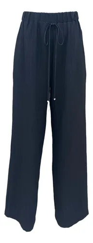 Pantalon negro holgado hotsell