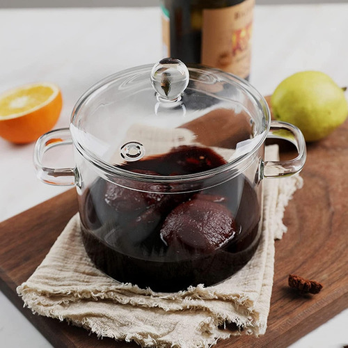 Panela De Vidro Com Tampa, Panela De Fogão Com Tampa E