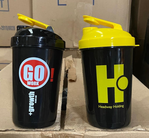 Imagen 2 de 8 de Vaso Shaker Mezclador Proteina Tapa Rosca - Xtrenght