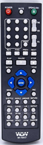 10 Controle Remoto Dvd Tectoy 7917