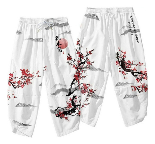 Pantalones Casuales Sueltos Japoneses For Hombres