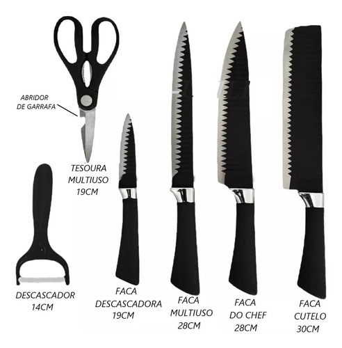Churrasqueira Á Carvão Portátil Com Kit Faqueiro 6 Peças