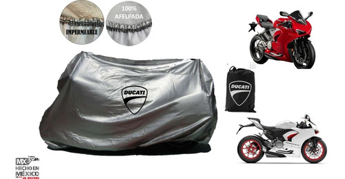 Funda Afelpada 100% Impermeable Moto Ducati Panigale