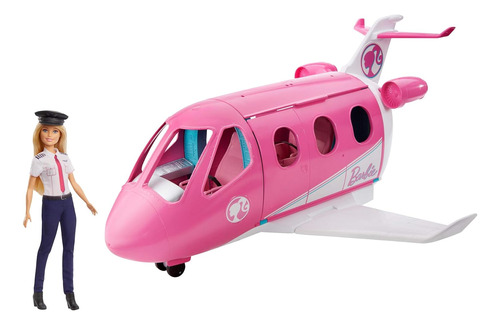 Barbie Avión De Tus Sueños, Avión De Juguete Con Muñeca