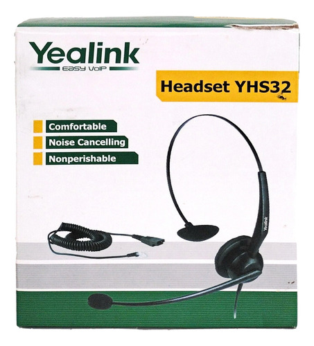 Yealink Perú - Yhs32 Headset Auricular Rj9 Para Teléfono Ip