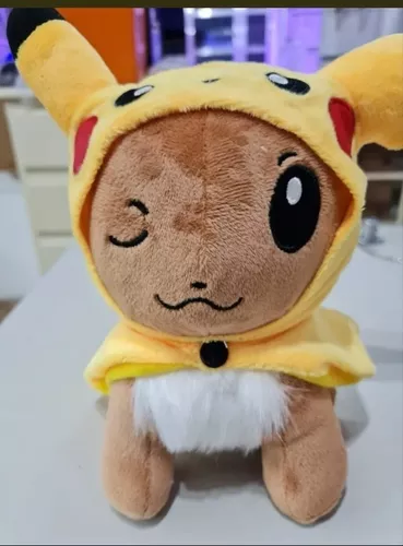 Eevee Pokemon Pelucia Etiqueta Pokémon Center Boneco Pelúcia