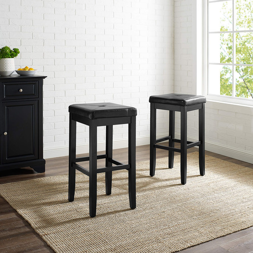 Crosley Furniture Juego De 2 Taburetes De Bar Cuadrados