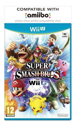 Super Smash Bros For Wii U Usado Mídia Física Completo