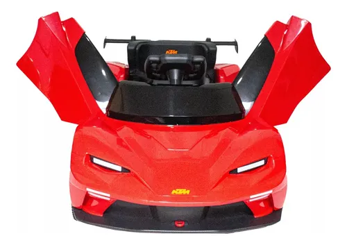 Auto Deportivo Batería 12v Ktm Usb Luz Mp3 R/c Bluetooth Mca