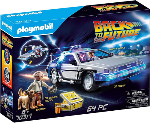 Playmobil Volver Al Futuro Delorean Original 64pz Original