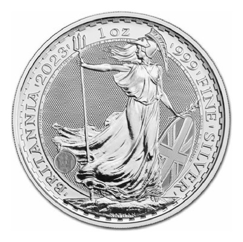 Onza Troy De Plata Pureza .999 Britannia Coronacion 2023 (Usado)