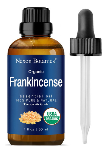 Aceite Esencial De Incienso Organico De 1.0 onza Fluida, Bos