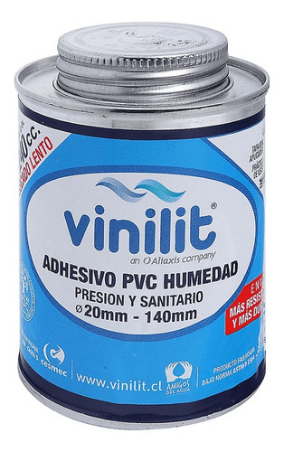 Adhesivo Para Tubería Vinilit 240cc Humedad