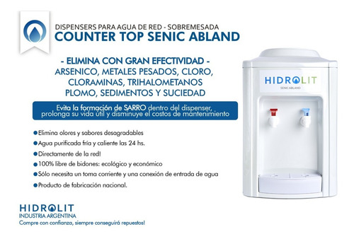 Imagen 4 de 5 de Dispenser Sobre Mesada Senic Abland