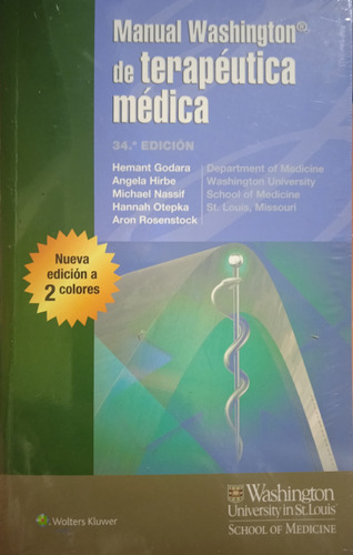 Manual Washington De Terapéutica Médica 34a Edición (nuevo)