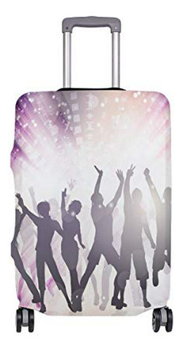 Maleta - Travel Luggage Cover People Dancing Elastic Suitca