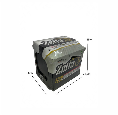 Bateria Zetta 50ah (2°linha) Ecosport Freestyle, Cobalt Ltz