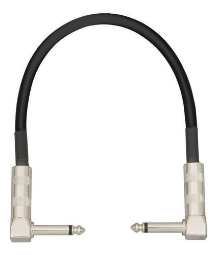 Cabo Para Pedal 30,48cm Preto Plug 90º On-stage Pc312b