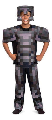 Disfraz De Minecraft, Traje Oficial De Nether Armor Para Niñ