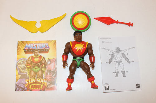 2022 Sun-man Masters Of The Universe Origins Sun Man And The (Usado)