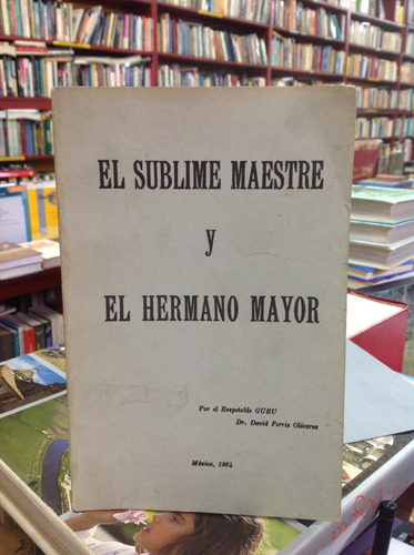 El Sublime Maestre Y El Hermano Mayor. David Ferriz Olivares