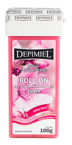 Depimiel Cera Depilatoria Roll On Descartable Suave 100g