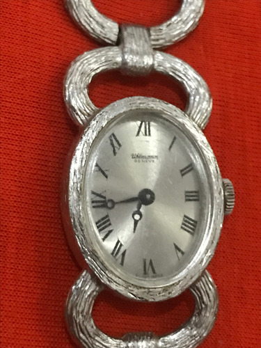 Relógio Antigo Geneve Original Platiada Cinza Platiada (Usado)