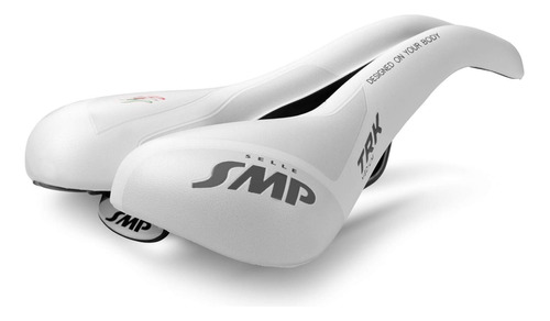 Selle Smp Trk - Sillin De Ciclismo, Color Blanco