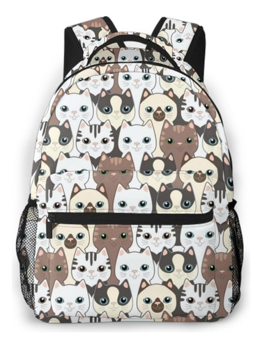 Mochila Linda Gato Niños Mochila Gatito Dibujos Animados Con