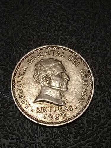 Moneda 10 Céntimos Uruguay 1959 Impecable