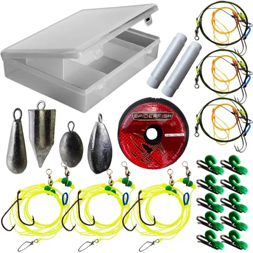 Kit De Pesca Para Mar Combo De Accesorios