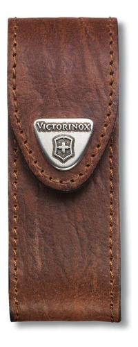 Estuche De Cuero Cortapluma Navaja 91-93mm Victorinox 4.0543 Color Cafe