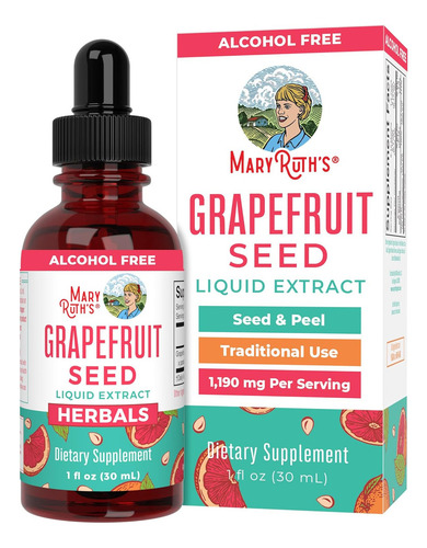 Mary Ruth's Extracto Líquido De Semilla De Pomelo 30ml Sabor Toronja